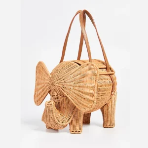 women's new rattan bag elephant bag handbags for women luxury handbags women bags designer